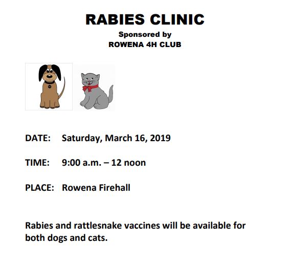 Rabies Clinic 2019